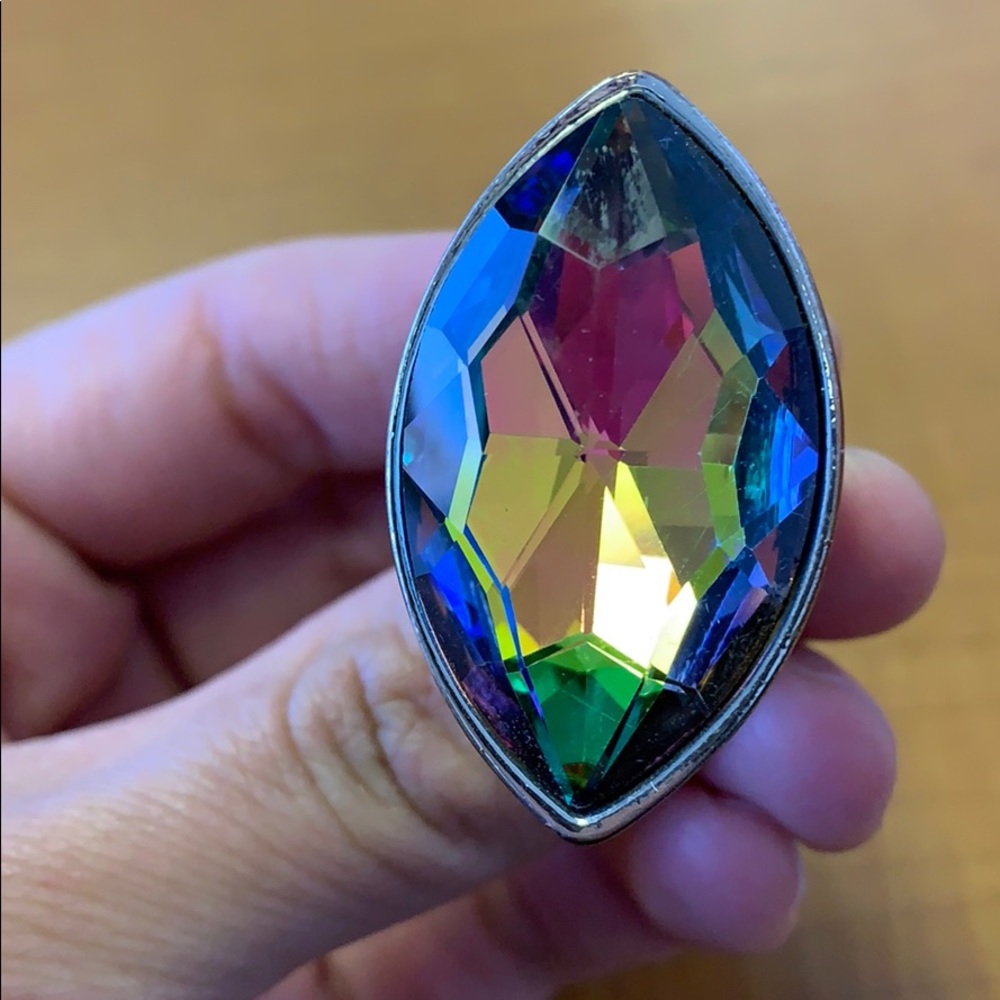 Aldo iridescent ring size 7 - costume